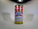 Budweiser 10oz Red and Gold Split Label Flat Top Beer Can