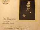 Brahms Klemperer Symphony No 1 LP Columbia SAX O Oz original Unique sleeve