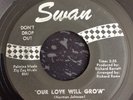 THE SHOWMEN - OUR LOVE WILL GROW/ YOU'RE EVERYTHING SWAN - NORTHERN SOUL - RARE