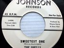 THE SHELLS orig. JOHNSON doowop 45 SWEETEST ONE b/w BABY WALK ON IN C2678