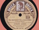 JACQUES JANSEN 2 x 10” 78s Ravel - Don Quichotte à Dulcinée Decca AB20120-1 RARE