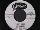 SENSATIONS WITH YVONNE BAKER: I Can't Change / Mend The Torn Pieces 45 (dj, Nor