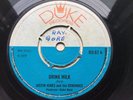 JUSTIN HINES+DOMINOES Drink Milk/Everywhere I Go 1970 1st DUKE  DU67 REGGAE/SKA