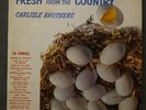 1950's COUNTRY Lp Carisle Brothers Fresh From The Country King 643 Orig Styrene