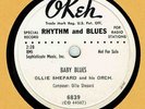 JUMP BLUES 78 : OLLIE SHEPARD ON OKEH R N' B WHITE LABEL 6839 - E+ CONDITION