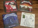 Metallica LP lot,kill em all, master ,ride the lightning,and justice for all