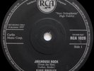 Elvis Presley Jailhouse Rock RCA 1028 SOLID CENTRE single from 1982