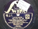 COLEMAN HAWKINS  with Django REINHARDT HONEYSUCKLEROSE 78 rpm French SWING SW1