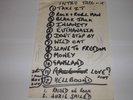 Tygers of Pan Tang - Vintage Setlist FULLY SIGNED Reading 1981 John Sykes NWOBHM