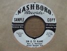 JEWEL GOSPEL TRIO - SIN IS TO BLAME - U.S. PROMO 45