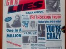 Guns n' Roses LP Vinyl Lies 1989 Album Hard Rock Geffen Records 45.007 EX