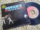 QUEEN First EP 7'' 45 PORTUGAL 1976 UNIQ PS Emi Carvalho PORTUGUESE 8E 016 99082