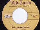 Doo Wop R&B 45 SOLATAIRES Please Remember My Heart OLD TOWN HEAR