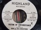 Mike & The Censations | Soul 45 | Victim of Circumstance  | Highland 1175