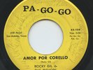 HEAR- Rare Latin 45- Rocky Gil & Bishops - Autographed by Band- Amor Por Corello