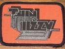 THIN LIZZY ORIGINAL VINTAGE FIGHTING 1975 TOUR CLOTH MATERIAL PATCH BADGE