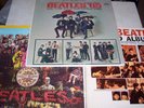 VINYL RECORDS THE BEATLES Lp Lot3 SECOND ALBUM (MONO) SGT. PEPPER / BEATLES 65'