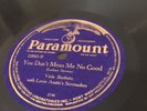 BLUES VIOLA BARTLETT (Beautiful Johnny Dodds) Paramount 12363 Out Bound Tran E+