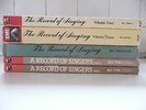 THE RECORD OF SINGING VOLs 1-4 EMI 46 LPs