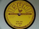 1957 Rockabilly 78 rpm ROY ORBISON Devil Doll / Sweet and Easy To Love  SUN EX