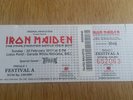 Iron Maiden Ticket BALI Old used Stub