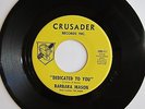 BARBARA MASON: Dedicated To You / Trouble Child - Soul 45 on Crusader M- (wol)