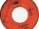 BOB DYLAN To Ramona/ If You Gotta Go, Go Now 1967 HOLLAND ONLY 45 promo