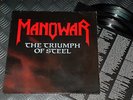 Manowar 'The Triumph Of Steel' 1st Press German '92 Original Double LP V.Rare EX