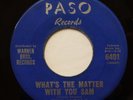 The IDEALS 45 What's the Matter With You Sam / Together PASO doowop Pj424