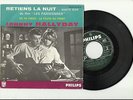 johnny hallyday ep 45t pochette papier  etat neuf bandeau violet
