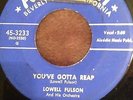 45 RPM Lowell Fulsom 