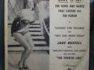 RARE Jane Russell Interview Disc With Script And Pic Slv 78 Lookin For Trouble