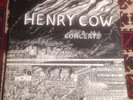 HENRY COW henry cow concerts 1976 UK CAROLINE STEREO VINYL 2-LP SET.