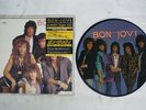 BON JOVI SLIPPERY WHEN WET MERCURY 28PP-1025 Japan Picture Vinyl LP