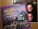 BORIS KARLOFF: 2 VINTAGE LP RECORDS - AN EVENING WITH...& TALES OF MYSTERY