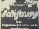 URIAH HEEP 'Salisbury' 1971 (Vertigo) UK Poster size Press ADVERT 16x12 inches