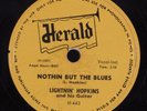 Blues 78 LIGHTNIN' HOPKINS Nothin' But The Blues HERALD 443 HEAR