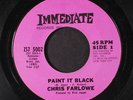 CHRIS FARLOWE: Paint It, Black / You're So Good For Me 45 Rock & Pop