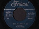 KENNY MARTIN & GROUP: Tell Me Not To Go / Now I Know 45 Vocal Groups
