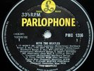 BEATLES 1963 Original UK Parlophone LP - With the Beatles - DECCA CONTRACT EX+