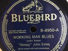SLEEPY JOHN ESTES SON BOND BLUEBIRD 8950 BLUES 78 RPM E+