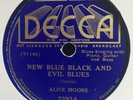 ALICE MOORE DECCA 7293 BLUES 78 RPM E- WHEASTRAW & WILLIE B