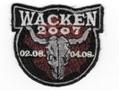 Aufnäher/ Patch WACKEN 2007, absolute Rarität