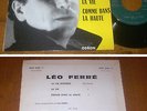 RARE French EP 45t BIEM (7') LEO FERRE (1959)