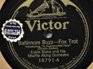 Eubie Blake Baltimore Buzz Pre-War Dance Hot Jazz Victor Batwing 18791 Bandana