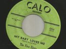 DOOWOP - FIVE DISCS- MY BABY LOVES ME  /  ADIOS  - HEAR BOTH  - 1961 CALO