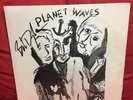 BOB DYLAN Planet Waves W/ The  Band AUTOGRAPHED Signed  Vinyl Record LP ALBUM