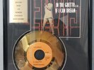 Elvis Presley 24 Kt Gold Plated Framed Record In the Ghetto/ If I Can Dream