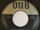 Rockabilly 45 Jimmy Williams You're Always Late on Dub HEAR