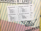 AEROSMITH Live Bootleg White Label Promo 1978 EX 2X LP W/ Poster Columbia